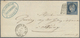 Delcampe - Br Frankreich: 1849/1852, CERES, Group Of Twelve Entires Bearing Frankings 20c. Black And 25c. Blue, Sh - Oblitérés