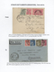 Br/GA Frankreich: 1857/1993, MAIL TO DESTINATIONS ABROAD (incl. A Few Incoming), Collection Of Apprx. 185 - Oblitérés