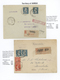 Delcampe - Br/GA Frankreich: 1857/1993, MAIL TO DESTINATIONS ABROAD (incl. A Few Incoming), Collection Of Apprx. 185 - Oblitérés