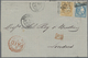 Br Frankreich: 1871, Bordeaux Issue, Group Of Seven Entires Bearing Frankings 10c. And 20c., Incl. 20c. - Oblitérés