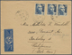 Br Frankreich: 1880/1980 (ca.), Mail To USA, Holding Of More Than 400 (mainly Commercial) Covers/cards, - Oblitérés