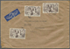 Delcampe - Br Frankreich: 1880/1980 (ca.), Mail To USA, Holding Of More Than 400 (mainly Commercial) Covers/cards, - Oblitérés