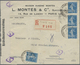 Br Frankreich: 1890/1950 (ca.): 200 Covers And Postal Stationery, Including Registered And Censored Let - Oblitérés