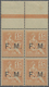 **/*/Brfst Frankreich: 1901/1941, Mainly Mint Assortment Incl. Military Stamps 15c. Orange (no. 1) Block Of Fou - Oblitérés