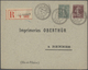 Delcampe - Br Frankreich: 1910/50 (ca.), Sammlung Von Ca. 335 Einschreibe-Briefen, Sehr Spezialisiert Mit Vielen T - Oblitérés
