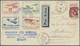 Delcampe - Br Frankreich: 1932/1945, TYPE "PAIX", Accumulation Of Apprx. 1.000 (mainly Commercial) Covers/cards, C - Oblitérés