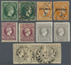 O/(*)/* Griechenland: 1861/1900 (ca.), Unusual Accumulation Of The Large And Small HERMES HEADS On Old Album - Lettres & Documents