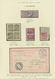 Delcampe - Br Griechenland - Stempel: 1840-1912, Collection On 18 Exhibition Leaves "Ottoman Post In Greece", Incl - Marcophilie - EMA (Empreintes Machines)