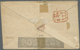 GA/O Großbritannien: 1840/1856, Small Lot Containing Mulready Envelope, 2 Penny Blue 1840 Issue, 1 D Red, - Autres & Non Classés