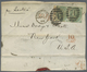 Brfst Großbritannien: 1863/1866, Assortment Of 28 Fronts/large Fragments Addressed To New York, Franked Wi - Autres & Non Classés