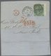 Delcampe - Brfst Großbritannien: 1865/1869, Assortment Of 74 Fronts/large Fragments Each Franked With 84 Copies 1s. G - Autres & Non Classés