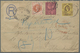 Br Großbritannien: 1884/1898, Lot Of Nine Better Covers (single Lots), E.g. 4d. Dull Green (SG 192), Th - Autres & Non Classés