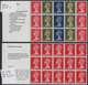 Delcampe - ** Großbritannien - Zusammendrucke: 1967/1970, QEII MACHIN PRE-DECIMAL, U/m Collection Of 58 Booklet Pa - Altri & Non Classificati