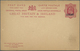 GA Britische Post In Der Türkei: 1902-1912: Collection Of 10 Postal Stationery Cards, Registered Envelo - Other & Unclassified