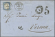 Br Italien - Altitalienische Staaten: Sardinien: 1857/1862: Lot Of 10 Letters Franked With The The Blue - Sardaigne