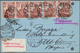 Br Italien: 1827/1943, Italian Area, Lot Of 17 Covers/cards, E.g. Sardinia 40c. On Attractive Cover To - Marcophilie