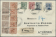 Delcampe - Br/GA Italien: 1871/1949, Italy/Area, Group Of Six Better Entires, E.g. 1871 Registered Cover, 1933 Vatica - Marcophilie