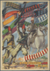 Delcampe - Italien: 1937 - 1942 (approx.), Collection Of Over 215 Unused Propaganda Cards With Different Repres - Marcophilie