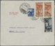 Delcampe - Br Italien: 1951/1954, Collection Of Apprx. 120 Commercial Entires Bearing Frankings "Italia Al Lavoro" - Marcophilie