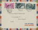 Delcampe - Br Italien: 1951/1954, Collection Of Apprx. 120 Commercial Entires Bearing Frankings "Italia Al Lavoro" - Marcophilie