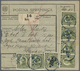 Br/GA Jugoslawien: 1918/1925, Interesting Collection Of Ca. 180 Post Accompany Adresses, Package Cards, Mo - Brieven En Documenten