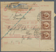 Br Jugoslawien: 1920/1930 (ca.), Lot Of Ca. 250 Package Cards And Money Orders With Many Interesting Fr - Lettres & Documents