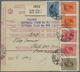 Br Jugoslawien: 1920/1930 (ca.), Lot Of Ca. 250 Package Cards And Money Orders With Many Interesting Fr - Lettres & Documents