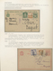 Br/GA Jugoslawien: 1921/1945, Partie Von Ca. 120 Briefen Und Ganzsachen Auf Blättern Mit Beschreibungen, D - Lettres & Documents