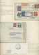 Delcampe - Br/GA Jugoslawien: 1921/1945, Partie Von Ca. 120 Briefen Und Ganzsachen Auf Blättern Mit Beschreibungen, D - Lettres & Documents