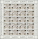 ** Kroatien: 1995/1998, Stock Of The Europa Issues In Sheets Of 20 Stamps In The Following Amounts: 199 - Croatie