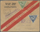 Br Lettland: 1921/1936, Group Of Eleven Airmail/registered Covers, Mainly To Foreign Destinations, Some - Lettonie