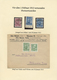 Br/O/* Liechtenstein: 1912/17, Kl. Spezial-Sammlung Der Fürsten-Ausgabe 1912/17 Mi.-Nr.1-3 X,y Mit Marken U - Lettres & Documents