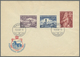 Br/GA Liechtenstein: 1930/1955, Lot Von Ca. 45 Belegen Mit Guten FDC's, Briefen Und Einigen Ganzsachen (z. - Lettres & Documents