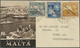 Delcampe - Br/GA Malta: 1878/1951: Group Of 40 Postal Stationeries, Covers And Cards Used To Germany (mostly), Austri - Malte