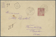 Br/GA Monaco: 1897/1949, Lot Of Six Better Entires (single Lots), E.g. Two Covers Single Franking 5 Fr. Al - Neufs