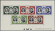 **/(*) Monaco: 1956, Royal Wedding, Presentation Book Comprising A Mint And A Used Set, Both Bloc Specieux - Nuovi