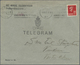 Br Norwegen: 1891/1945, Partie Mit Zehn Frankierten Telegramm-Umschlägen Und Faltbriefen, Dabei Untersc - Nuovi