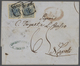 Delcampe - Br Österreich: 1850-56, Sammlung Von 22 Briefen Von TRIEST Oder WIEN Frankiert Mit Tadelloses 9 Kr. Mar - Neufs