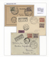 Delcampe - Br/GA Polen: 1926/1939, BALLOON MAIL, Specialised Collection Of 56 Balloon Covers/cards, Neatly Arranged O - Lettres & Documents