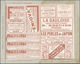 GA Thematik: Anzeigenganzsachen / Advertising Postal Stationery: 1887, France. Advertising Letter Card - Non Classés