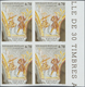 ** Thematik: Kunst / Art: 1997, France. IMPERFORATE Block Of 4 For The Stamp 6.70fr "Church Fresco, Tav - Andere & Zonder Classificatie