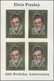 Delcampe - ** Thematik: Musik / Music: 1994, 60th Birthday Of ELVIS PRESLEY With GOLD, SILVER And HOLOGRAM Stamps - Musique