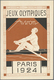 GA Thematik: Olympische Spiele / Olympic Games: 1924, France. Picture Postcard 15c Pasteur "Jeux Olymiq - Andere & Zonder Classificatie