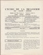 Revue L'ECHO DE LA BRASSERIE Biere Limonade Liqueur - Autres & Non Classés