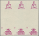 Delcampe - ** Thematik: Religion / Religion: 1965, Bhutan. Progressive Proof (10 Phases) In Blocks Of 3 Vertical G - Autres & Non Classés