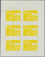 ** Thematik: Religion / Religion: 1970, Fujeira. Progressive Proof (7 Phases) In Miniature Sheets Of 6 - Altri & Non Classificati