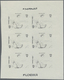 Delcampe - ** Thematik: Religion / Religion: 1970, Fujeira. Progressive Proof (7 Phases) In Miniature Sheets Of 6 - Andere & Zonder Classificatie