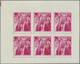 ** Thematik: Religion / Religion: 1970, Fujeira. Progressive Proof (7 Phases) In Miniature Sheets Of 6 - Autres & Non Classés