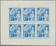 ** Thematik: Religion / Religion: 1970, Fujeira. Progressive Proof (7 Phases) In Miniature Sheets Of 6 - Autres & Non Classés