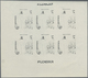 ** Thematik: Religion / Religion: 1970, Fujeira. Progressive Proof (7 Phases) In Miniature Sheets Of 6 - Andere & Zonder Classificatie